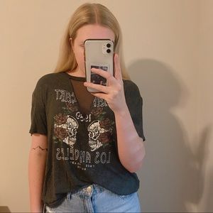 Charlotte Russe Mesh Blouse